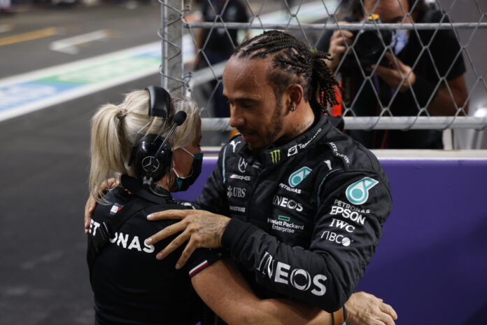 Lewis Hamilton et Angela Cullen